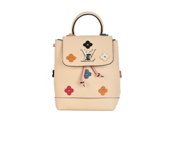 Mini Lockme Backpack, Leather, Cream, DU1188, 2*